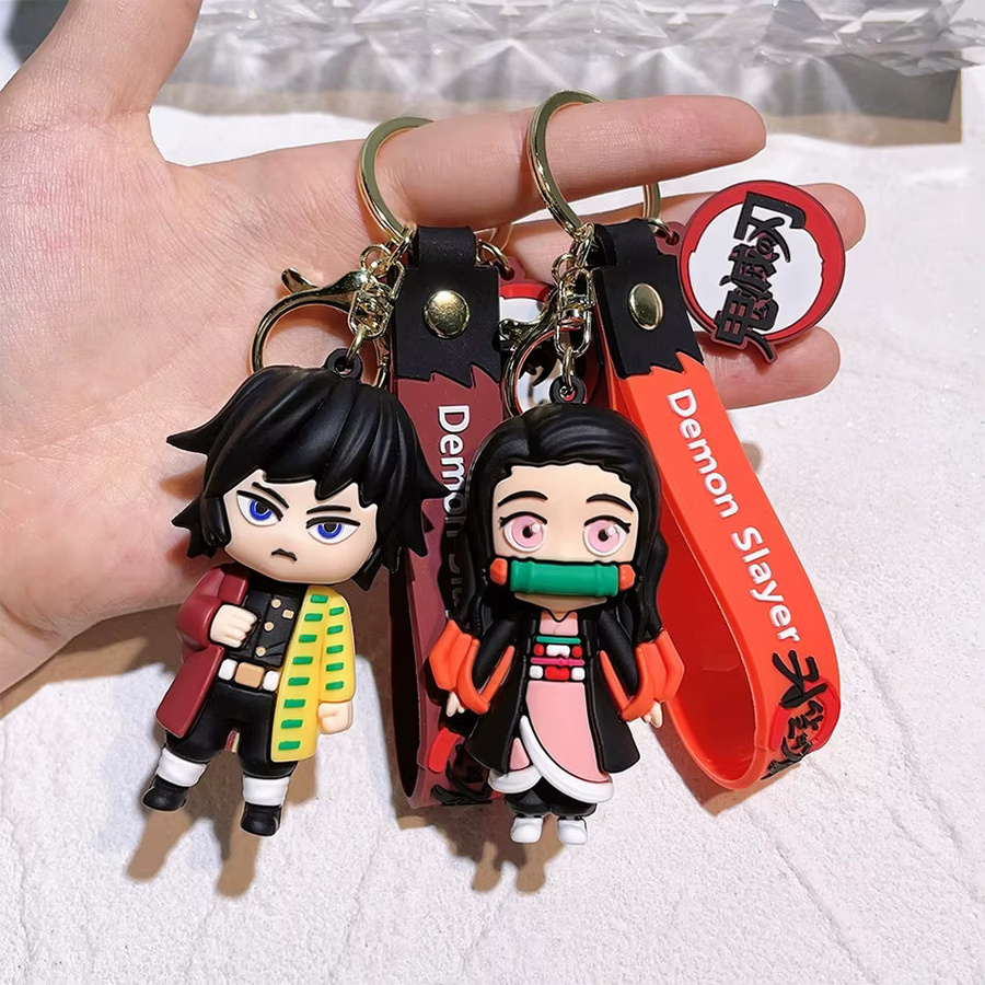 Bandai Kimetsu no Yaiba Demon Slayer Kamado Tanjiro Nezuko Zenitsu Modell Anhänger, Einzelfigur - Bild 2