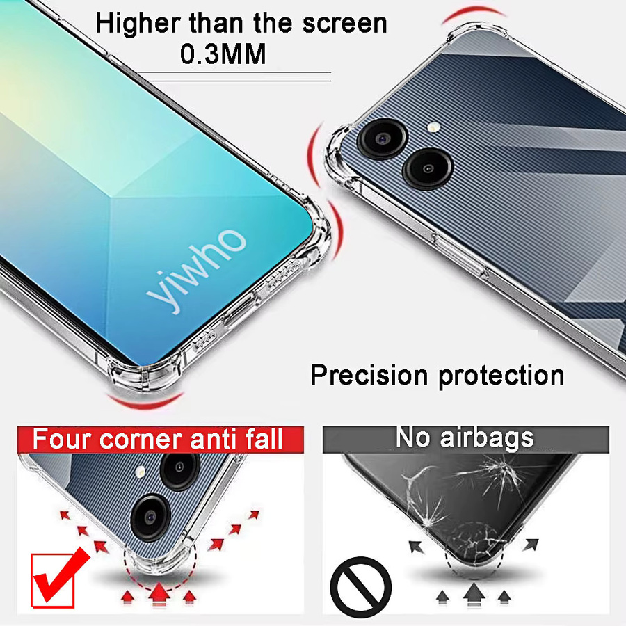 Stoßfeste und transparente Handyhülle für Samsung Galaxy A06 A05 A55 A35 A25 A15 - Bild 2
