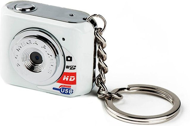 Andoer X3 Tragbare Ultra-Mini-HD-Digitalkamera mit hoher Auflösung und Mikrofon in Weiß - Bild 1