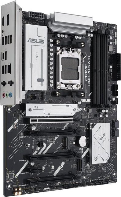Asus PRIME B840-PLUS WIFI Mainboard ATX mit AMD B840 Chipsatz, Socket AM5, DDR5, Wi-Fi 6E, Bluetooth und 2,5 Gigabit LAN in Schwarz - Bild 1
