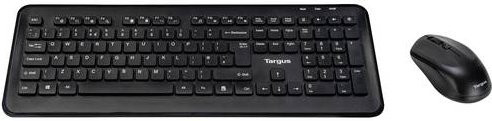 Targus AKM610UK Funk Tastatur und Maus-Set mit QWERTY-Layout in Schwarz - Bild 1