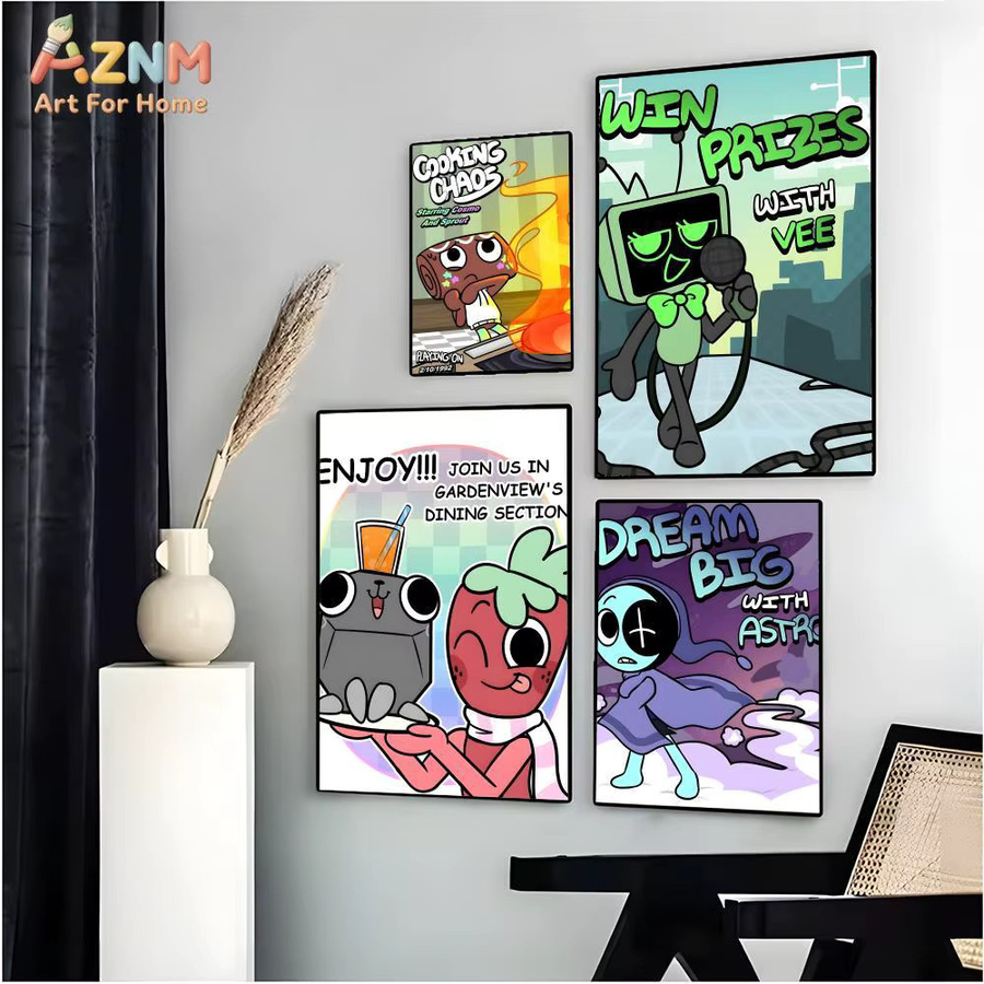 Kayou D-dandys World Poster Wanddekoration aus Papier, Mehrfarbig, Rechteckig - Bild 3