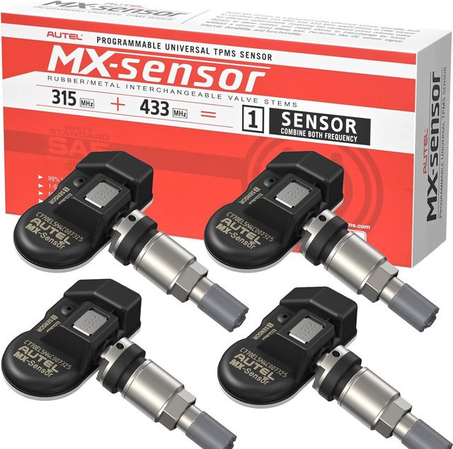 Autel MX-Sensor TPMS Reifendruck Monitor Tester 433 MHz und 315 MHz in Schwarz - Bild 1