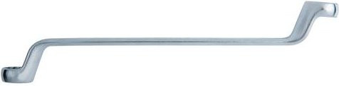 KS Tools CLASSIC Doppel-Ringschlüssel gekröpft aus Chrom-Vanadium in Silber, 10x13mm - Bild 1