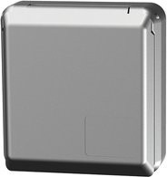 Mennekes Schuko-Anbaudose Cepex 16A 2p+E 230V IP44 in Grau/Silber - Bild 1