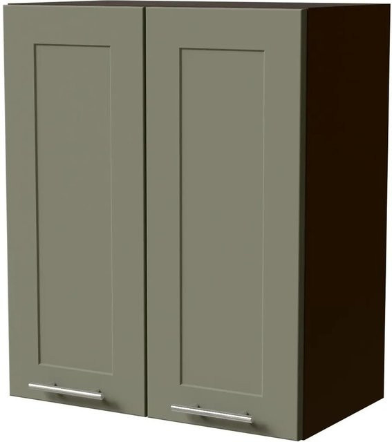 Feldmann-Wohnen Hängeschrank Oslo in Lava und Reed Green Matt, B/T/H: 60 x 32,5 x 72 cm - Bild 1
