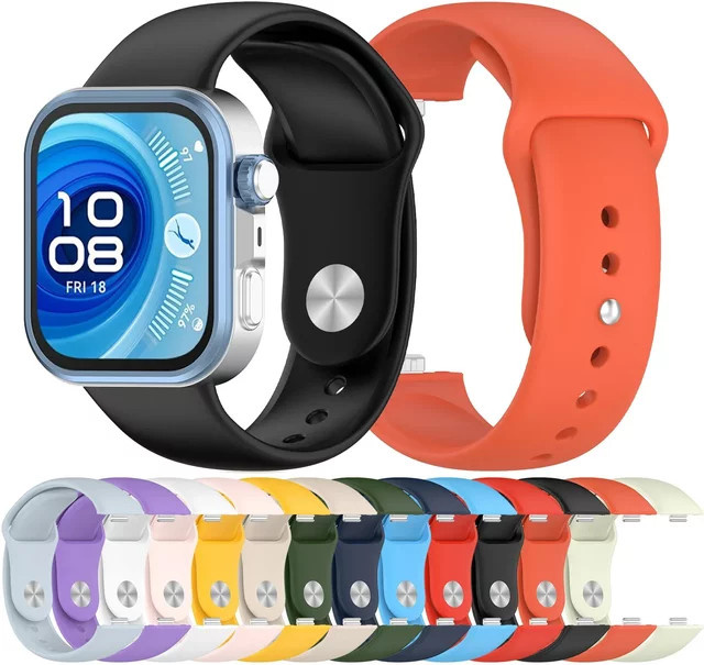 OAKCHARM Uhrenarmband Silikon, Weiß - Bild 1