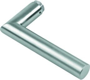 Hoppe Türdrückerlochteil Ams.E1400Z aus Edelstahl in Silber Matt mit 8mm Vierkant DIN L/R - Bild 1