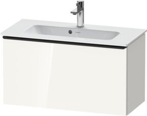 Duravit Waschtischunterschrank D-Neo Compact, Farbe: Weiß glänzend, 1 Auszug, wandhängend, B: 81 cm, T: 37,2 cm, H: 44 cm - Bild 1