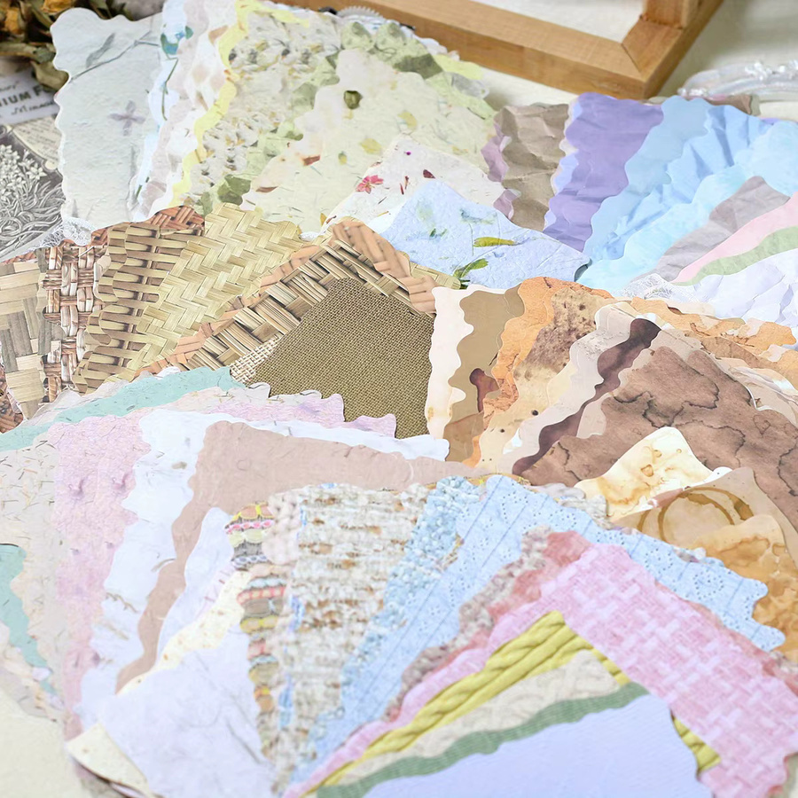 24 Blatt Scrapbook-Papier in Multicolour für DIY-Bastelarbeiten, Tagebücher und Fotoalben - Bild 1