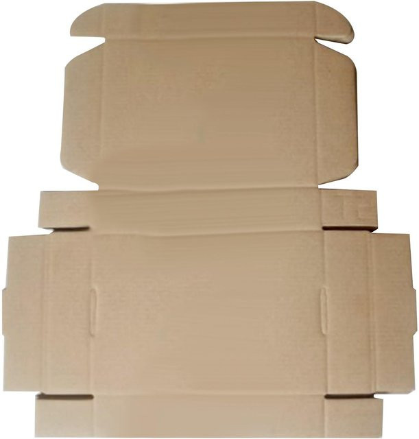 TOMTOP JMS Umkarton aus braunem Papier, 3-lagiger ultraharter Pizzakarton, wiederverwendbar und recycelbar, B/T/H: 17,5 x 5,3 x 5,0 cm - Bild 1