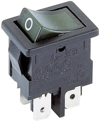 Marquardt 1855.0108 Wippschalter Schwarz 2 x Aus/Ein IP40 rastend 250 V/AC 4A - Bild 1