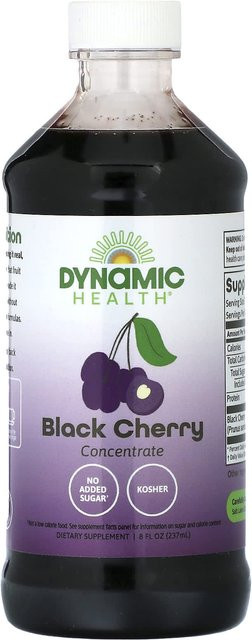 Dynamic Health, Schwarzkirschkonzentrat, 0,237 l - Bild 1