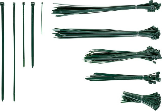PARKSIDE Kabelbinderset aus Kunststoff, 251-teilig, grün - Bild 1
