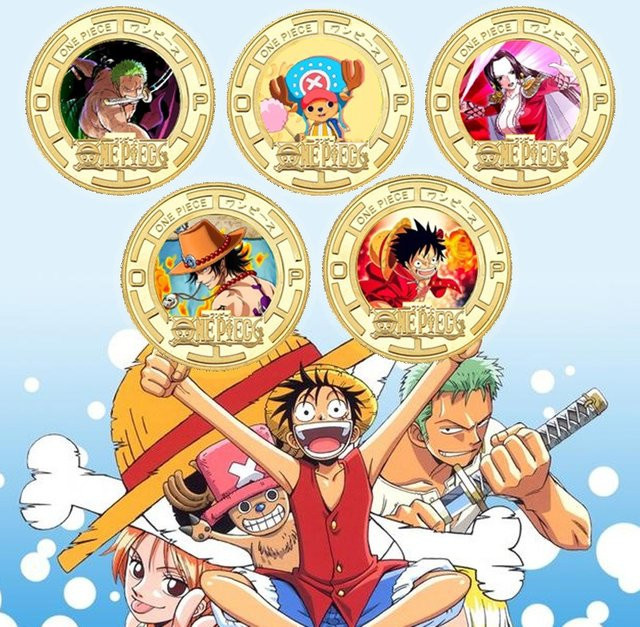 Bandai One Piece Ruffy Gedenkmünze, Abzeichen, Sammlung Münze - Bild 1