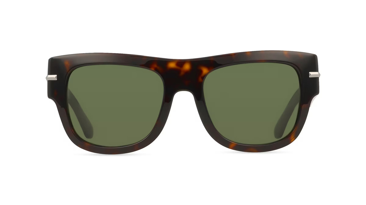 Dolce&Gabbana DG4484 Sonnenbrille, Vollrand, Quadratisch, Acetat, Herren, braun, grün - Bild 1
