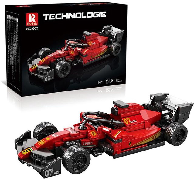 Bai Fen Bai dolls and toys Formel-Rennwagen Fahrzeugmodell-Bausteine 245-teiliges Set 1:24 - Bild 1