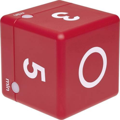 TFA Dostmann Timer Cube Digitaler Zeitschaltuhr in Rot - Bild 1