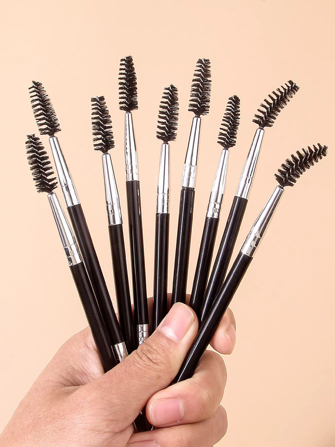 9-teiliges Make-up-Pinsel-Set, schwarz, Unisex - Bild 3