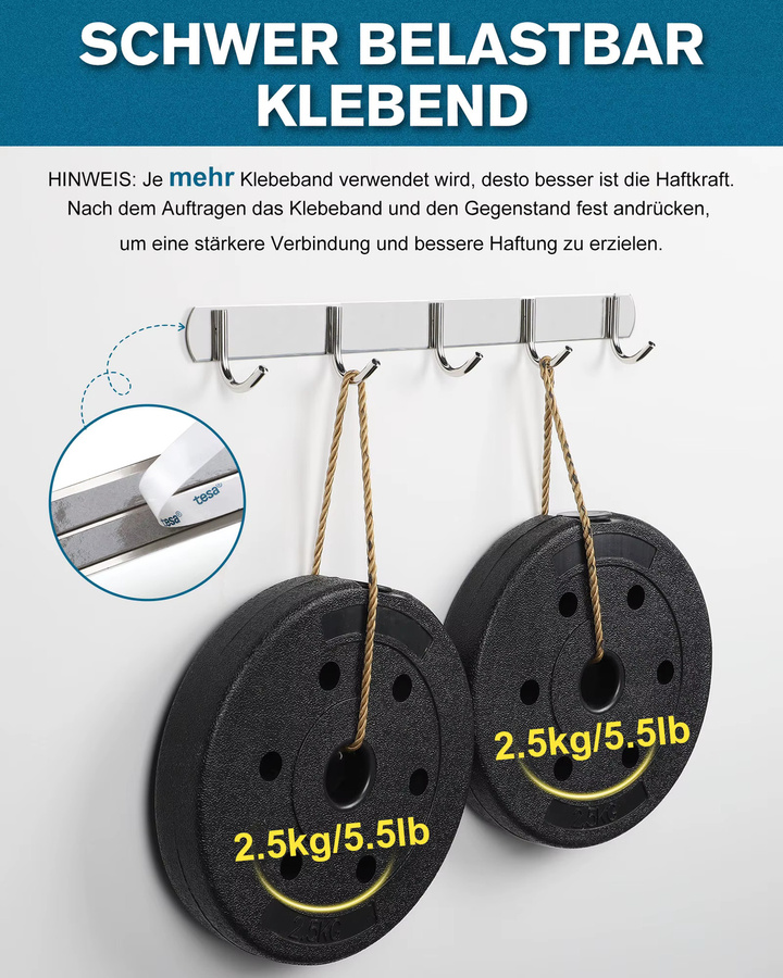 Tesa 6311 Hochleistungs-Doppelseitiges Schaumstoffband Wasserdicht und Rückstandsfrei Entfernbar - Bild 4