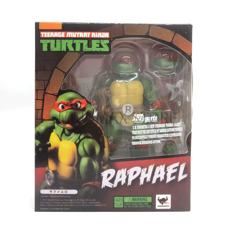 Bandai TMNT Ninja Actionfigur aus PVC, mehrfarbige Turtle Anime Figur, Höhe: 15 cm - Bild 4