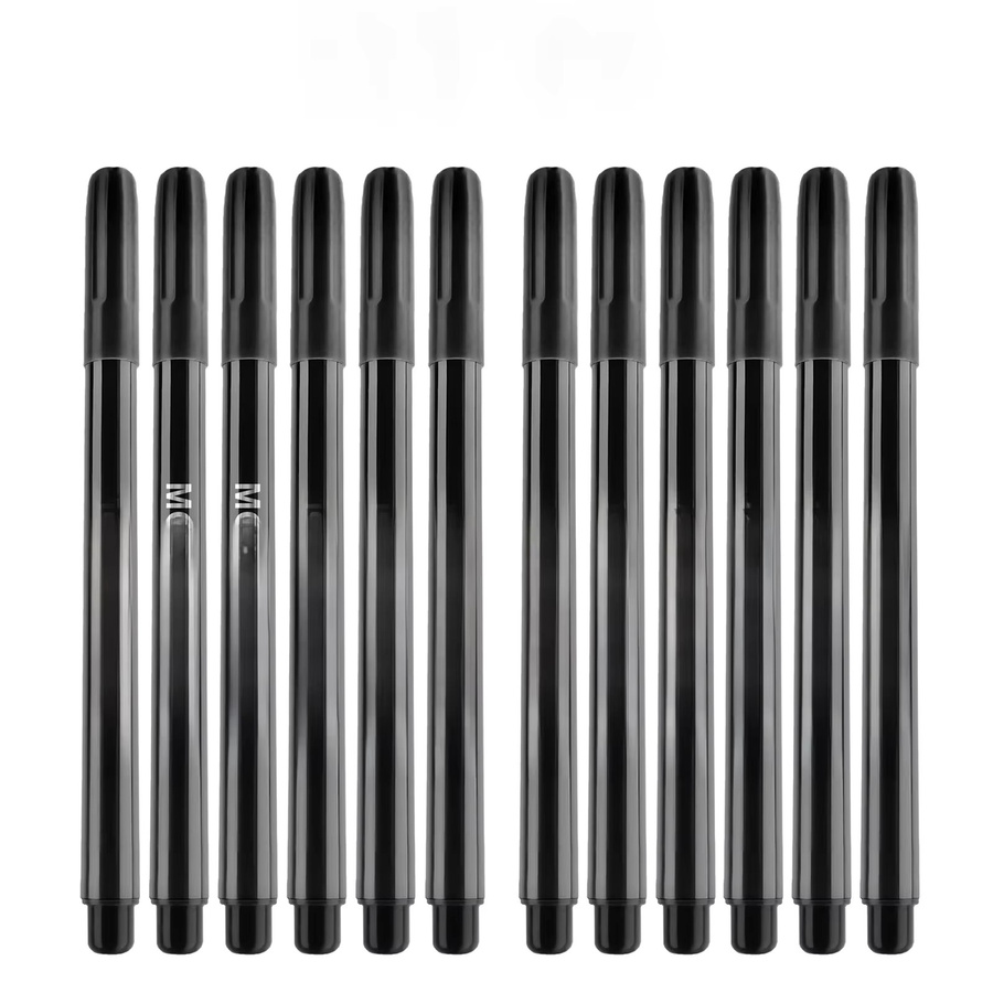 Aibecy Fälschungsgelddetektor-Marker Set für Euro, USD und RMB, 12 Stück, Schwarz - Bild 5