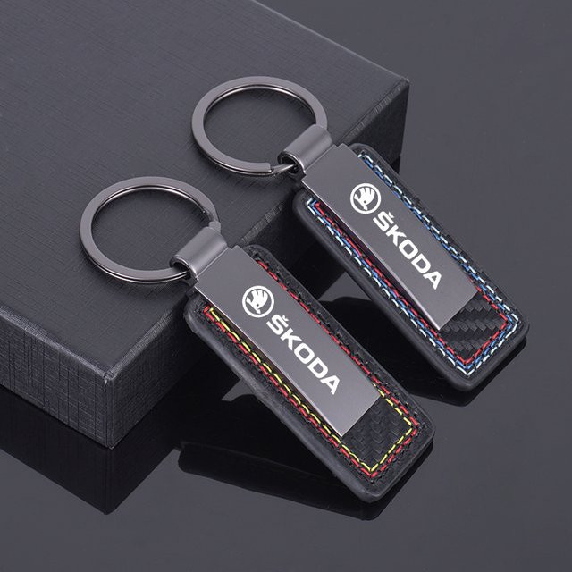 salahei Schlüsselanhänger Metall, Skoda Logo, Unisex - Bild 1