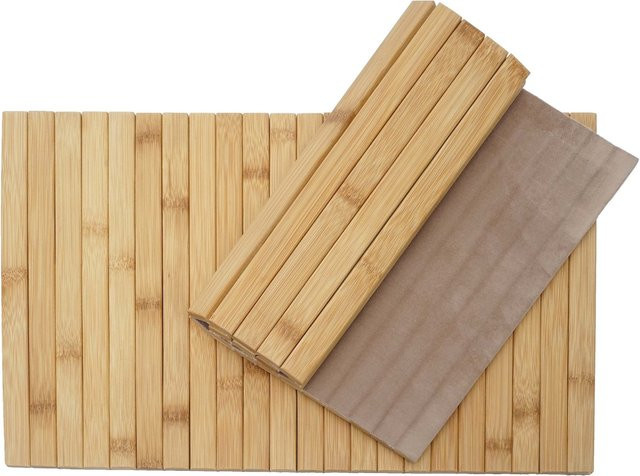 2-teiliges MCW Tischset aus Bambus, abwaschbare Platzdeckchen, B/B: 45 x 30 cm - Bild 1
