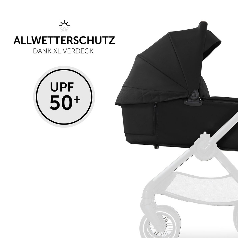 Hauck Faltbare Babywanne Carrycot für Walk N Care Kinderwagen in Black - Bild 6