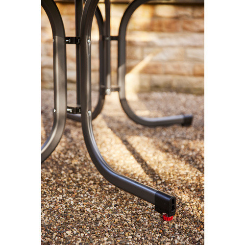 SIENA GARDEN Klapptisch Sola mit HPL-Platte in Grau, B/T/H: 90 x 160 x 70 cm - Bild 2