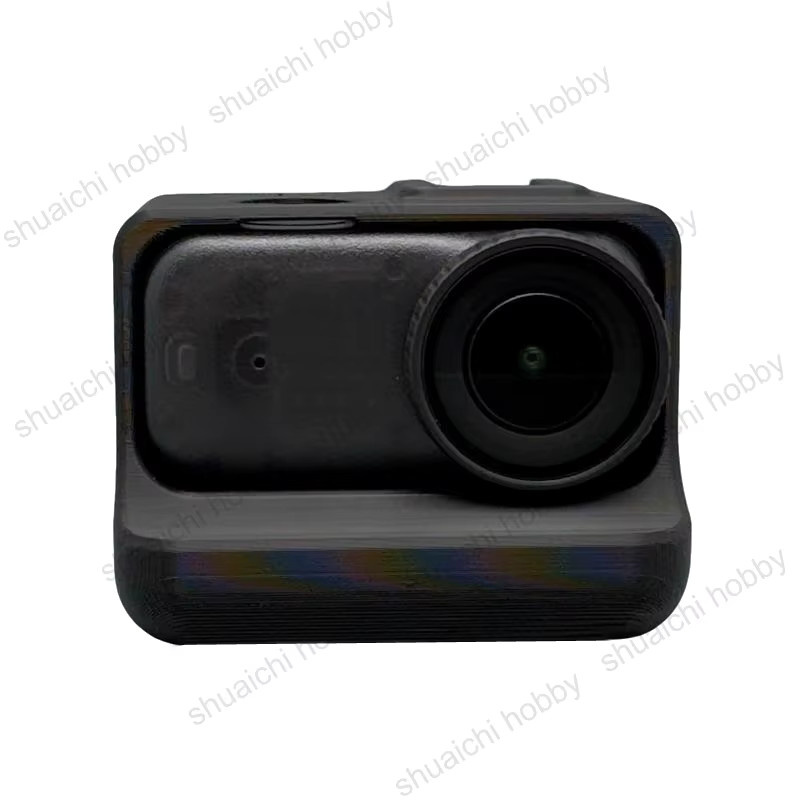 Magnetische Saugbasis und 3D-gedruckte Schutzhülle mit Wärmeableitung und Lanyard-Ösen für DJI Osmo Nano in Schwarz - Bild 2
