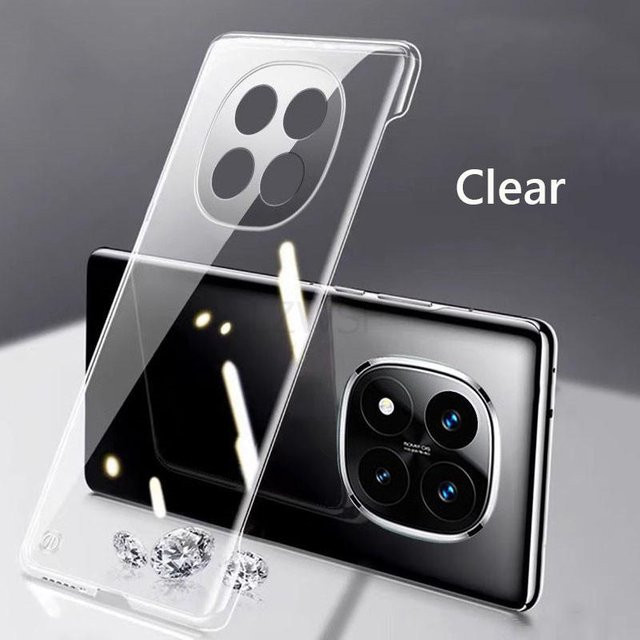 Stoßfeste Rahmenlose Handyhülle für Xiaomi Redmi Note 14 Pro Plus in Matt, Schlankes Hartschalen-Cover - Bild 1