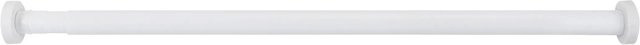 Wenko Teleskop-Duschstange Luz aus Aluminium und Edelstahl, Weiß, Breite: 70 cm - 115 cm - Bild 1