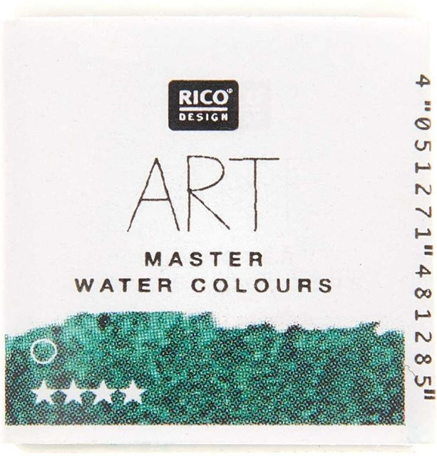 Rico Design ART Master Aquarellfarbe Smaragdgrün im halben Näpfchen - Bild 1