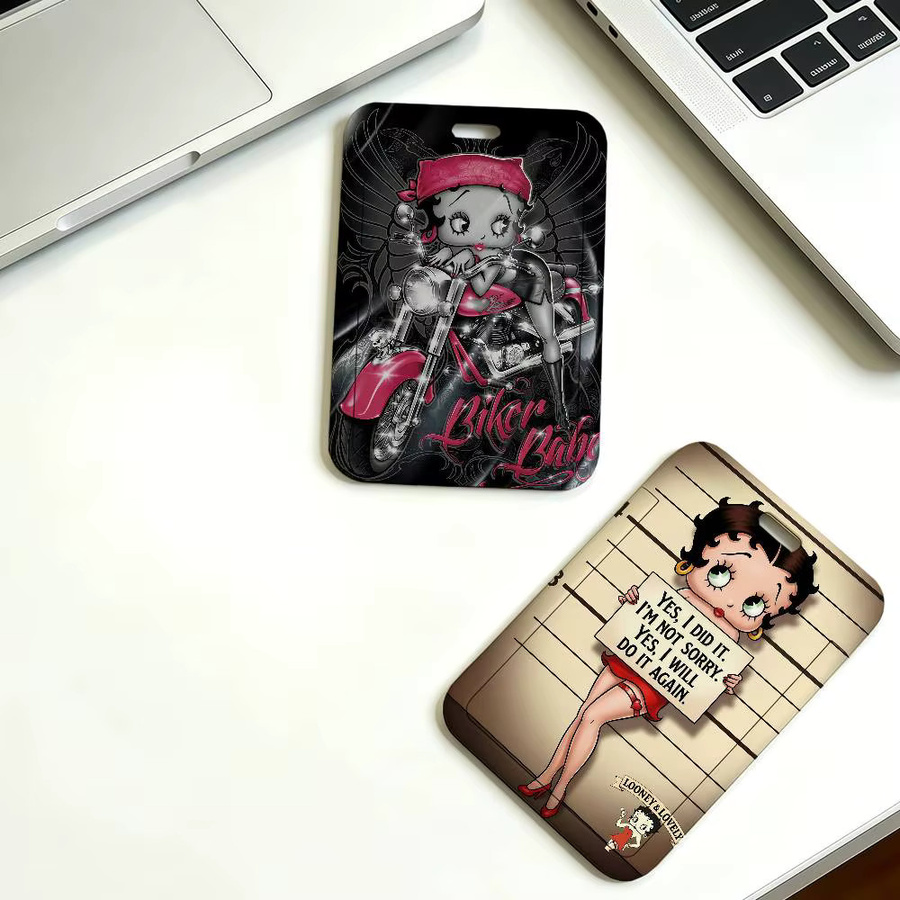 B-Betty B-Boop Cartoon-Kartenhalter für Ausweise und Schutzhüllen in Multicolour aus Kunststoff - Bild 2