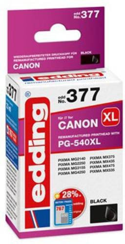 Edding Tintenpatrone kompatibel mit Canon PG-540XL Schwarz - Bild 1