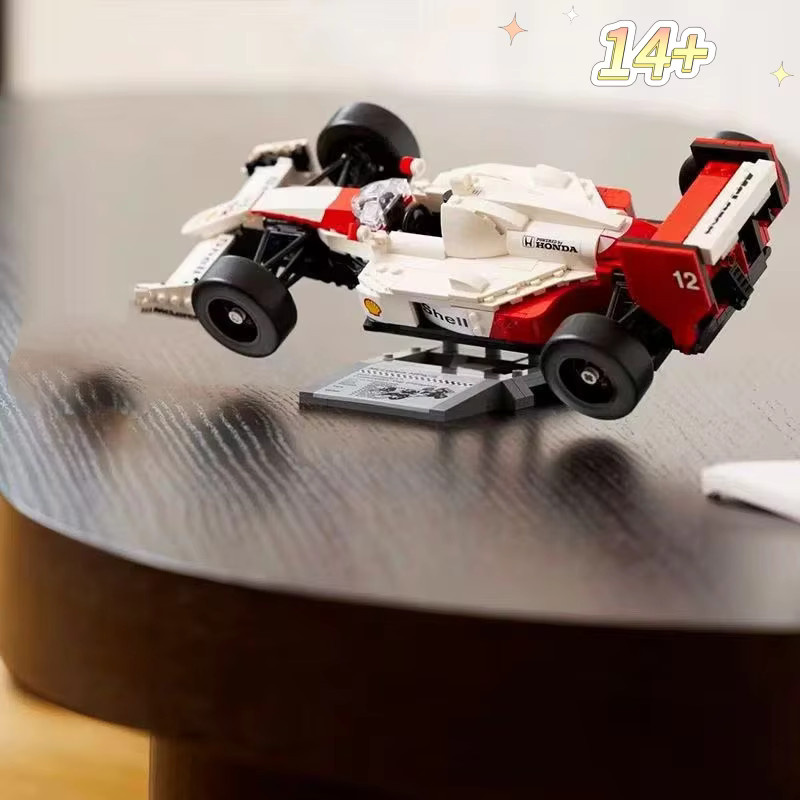 Potdemiel MP4/4 Rennwagen-Modell, Puzzle-Bausteine, 693 Teile, ab 14 Jahren - Bild 6
