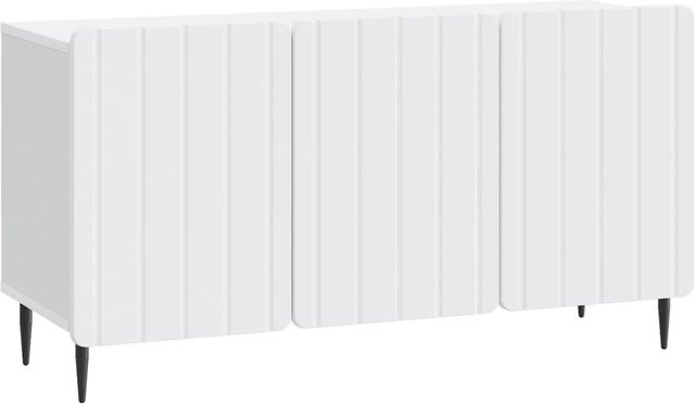 vidaXL TV-Schrank Weiß Modern aus Holzwerkstoff B/H/T: 99 x 52 x 34,5 cm - Bild 1