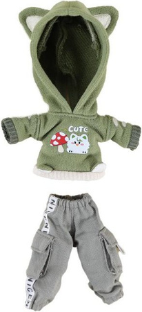 Yiran toy 1 OB11 Kleidung Kleintier Sweatshirt Anzug Shorts Set, Zubehör
