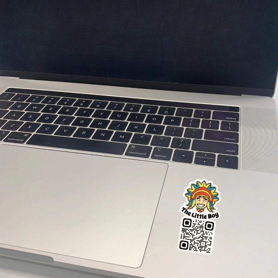 Individuelle Logo-Aufkleber mit QR-Code, Namen oder E-Mail-Adressen in Mehrfarben aus Papier für soziale Medien, Hochzeiten, Geburtstage und Geschäftswerbung - Bild 3