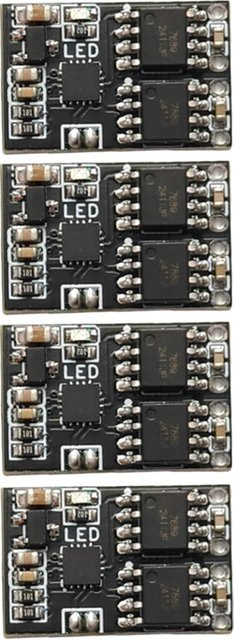 YUENHOANG 2-weg Gebürsteter ESC, 4-teiliges Set, für RC Tank Mini Kettenfahrzeug - Bild 1