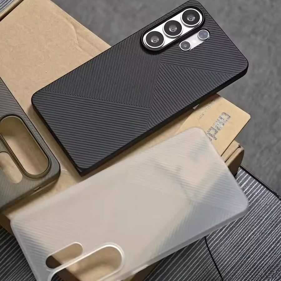 Ultradünne und matte Hartschalen-Schutzhülle für Samsung Galaxy S26 Ultra, S25 und S24 in Transparent/Weiß, Sturzsichere Abdeckung - Bild 2