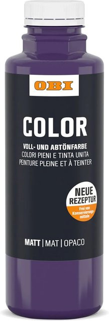 OBI Color Abtönfarbe Dispersion Wasserbasiert Violett 500 ml - Bild 1