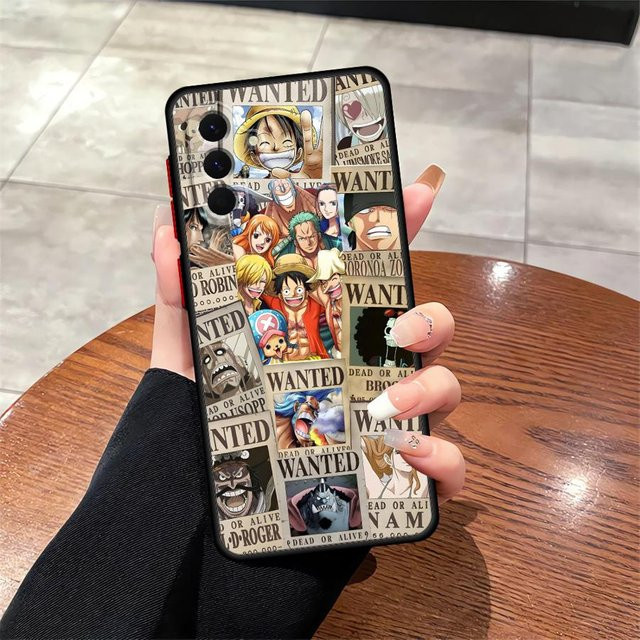 One Piece Captain Luffy Handyhülle für Samsung Galaxy A54 5G A53 A35 A36 A73 A24 A52 A56 A34 A22 A25 A26 A21s Rückseite Transparent Multicolour - Bild 1
