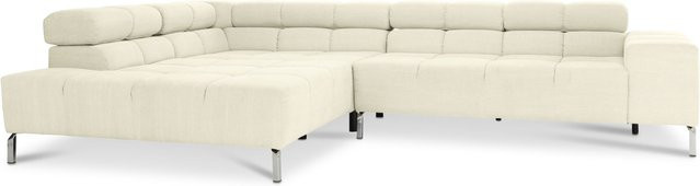 Polsterecke CATELYN 2.0 LOFT in Beige mit Stoffbezug aus Baumwolle und Leinen, L-Form linksseitig, B: 213 cm, T: 150 cm, H: 43 cm - Bild 1