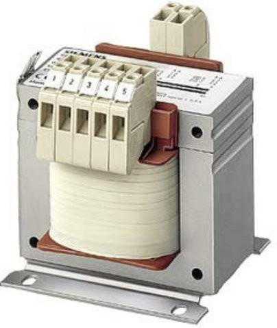 Siemens Transformator 4AM34425MT100FA0 in Grau, 100 VA, 725 V / 690 V / 655 V und 1 x 230 V - Bild 1