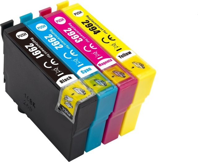 EASY TAPES EP 29XL Tintenpatronen Set Multicolor kompatibel mit Epson Expression Home XP-235 XP-245 XP-247 XP-255 XP-257 XP-332 - Bild 1