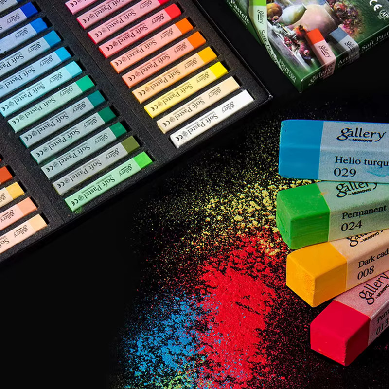 Mungyo Gallery Weiche Pastellkreide-Stifte in Multicolor für professionelle Kunst und Malerei, 12 Farben - Bild 2