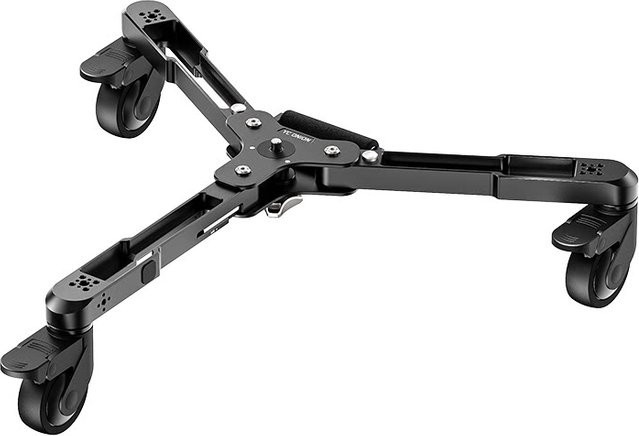 YC Onion Pineta Monopod Dolly und Schnellverschlussknopf für Pineta Pro Monopod Stativ, Schwarz - Bild 1