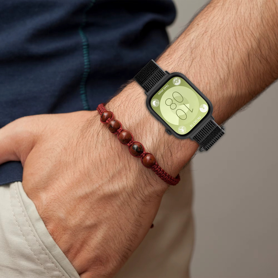 RMUTANE Uhrenarmband Trail Loop, Nylon, Schwarz, für Huawei Watch Fit 4 Pro - Bild 4